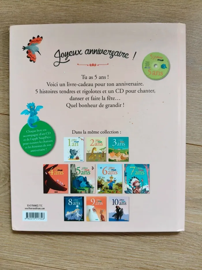 Livre Histoire pour mes 5 ans des éditions Fleurus - photo numéro 2