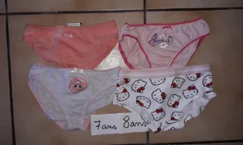 Lot 4 culottes 7/8 ans fille