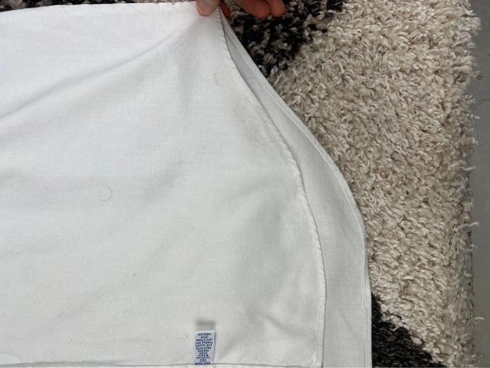 Chemise Ralph Lauren blanc taille XL made in usa logo brodé noir style old money - photo numéro 13