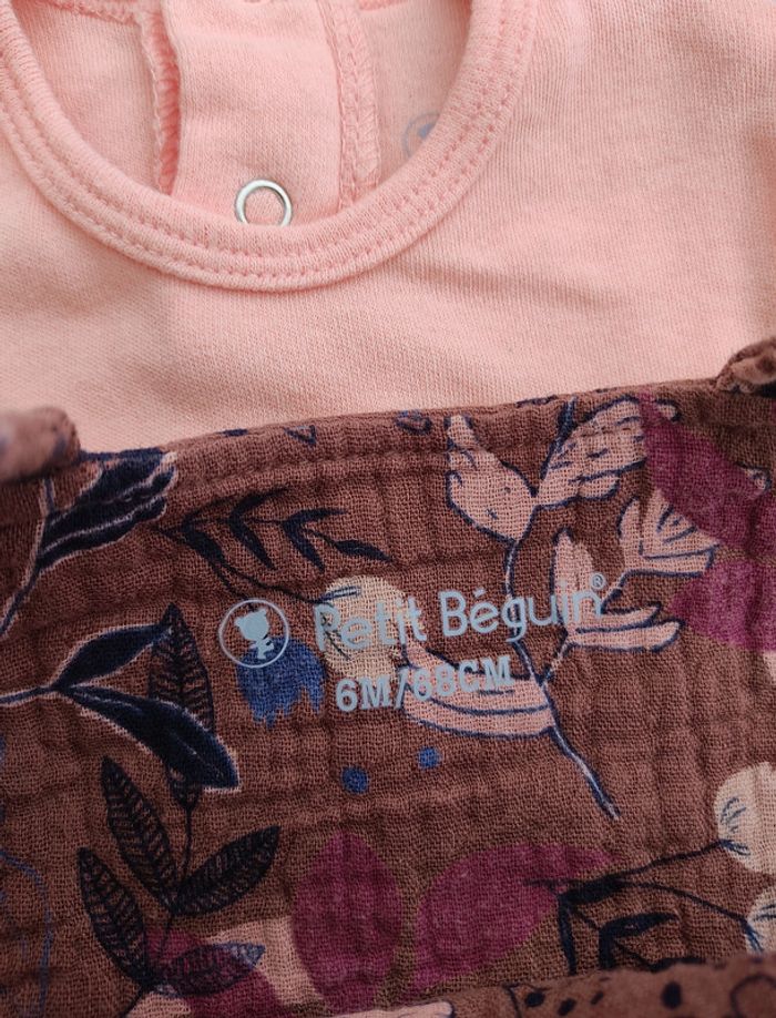 Lot de 2 salopettes 6 mois - photo numéro 3