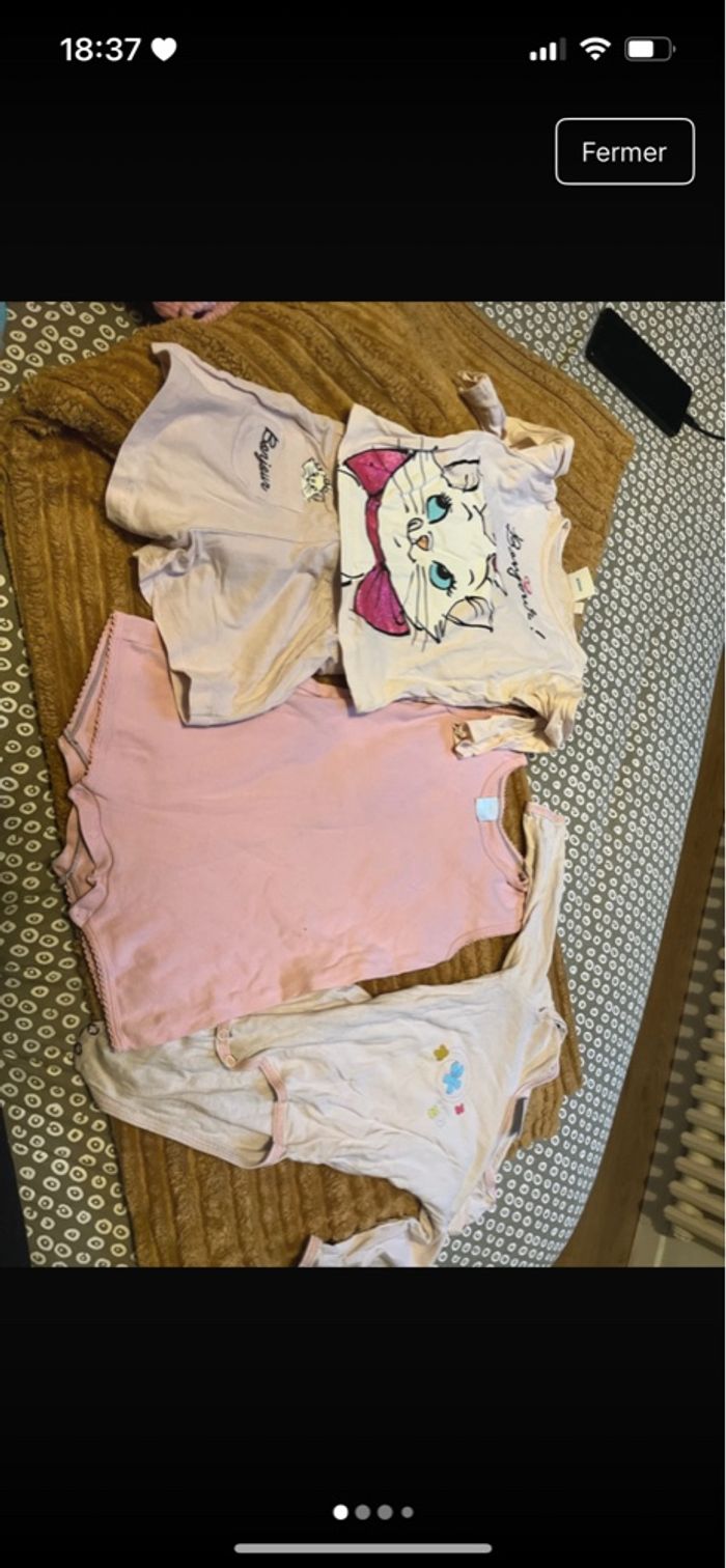 Lot pyjamas bodys