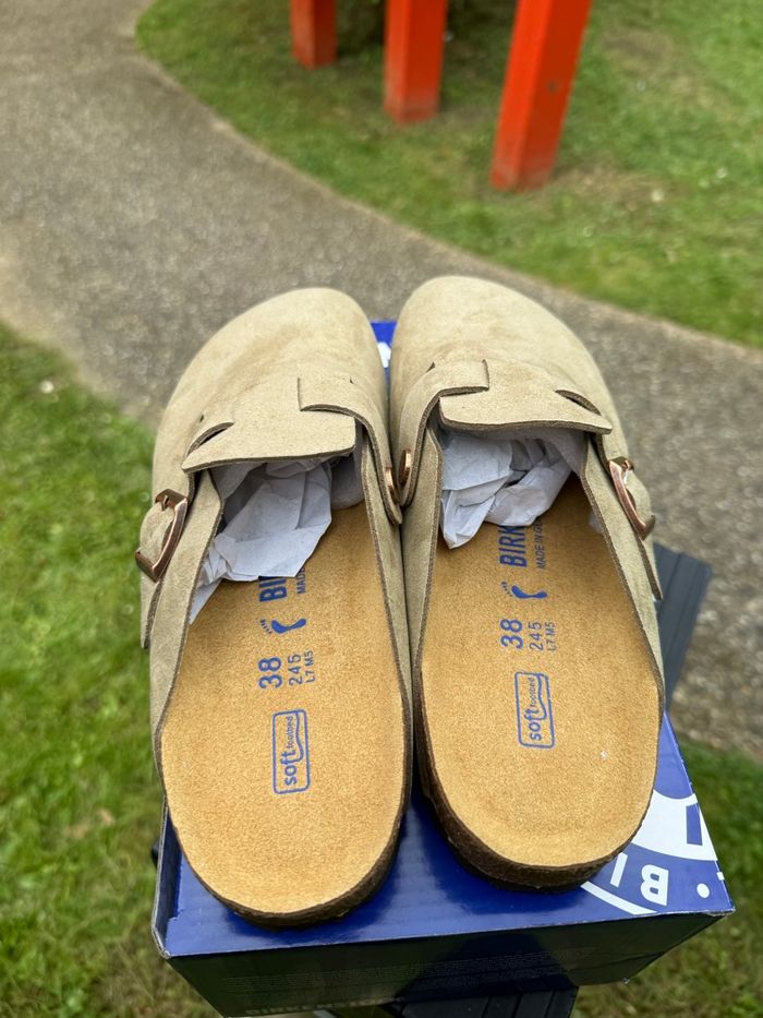 Birkenstock Boston taupe | beige - photo numéro 4