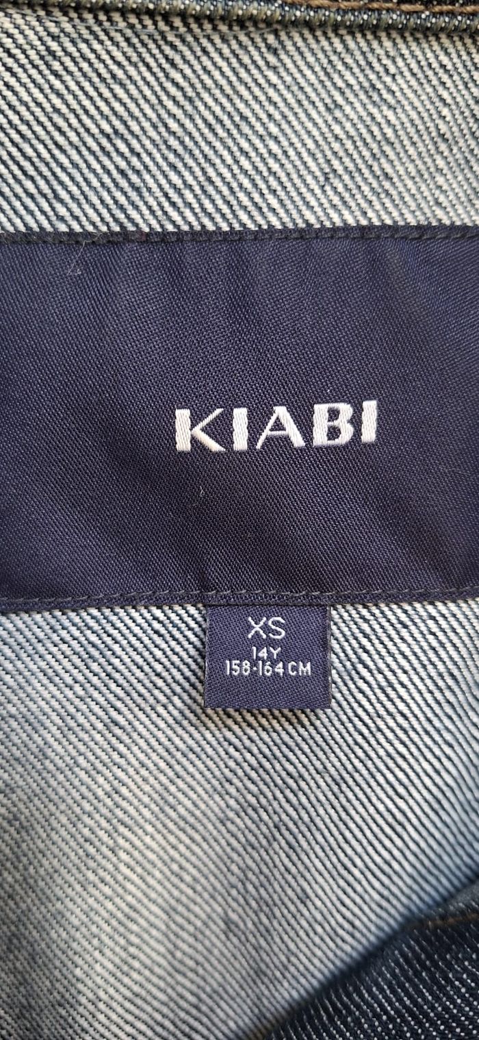 Veste en jean KIABI bleue XS 14 ans - photo numéro 2
