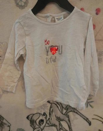 Haut manche longue tape a l'oeil 18 mois