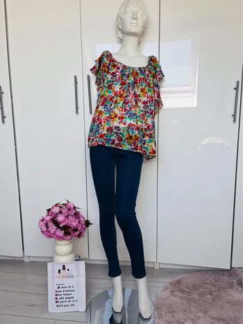 chemisier, blouse à fleurs 34 /36