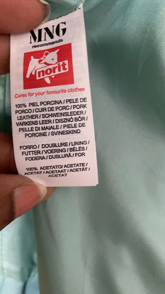 Veste en cuir de porc - photo numéro 4