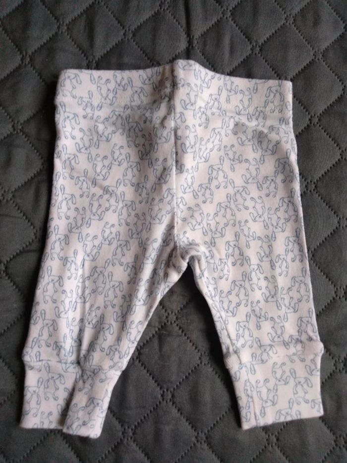 4 leggings ( 2 marque tex dont 1 neuf, 1 marque brioche et 1 marque dpam), taille 3 mois - photo numéro 4