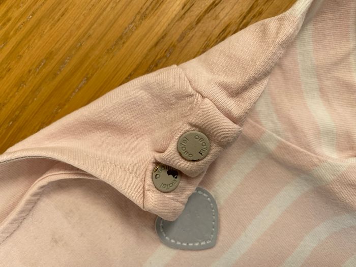 Obaïbi T-shirt manches longues rose/gris Taille 2 ans - photo numéro 5