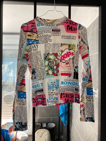 T-shirt manche longue journal