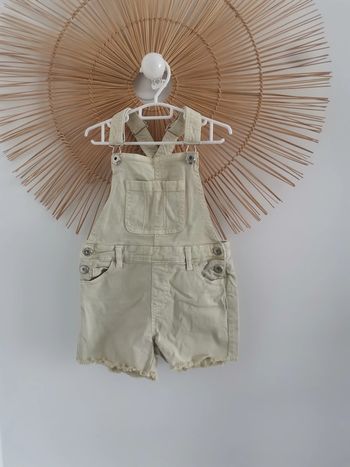 Salopette short tex 5/6 ans