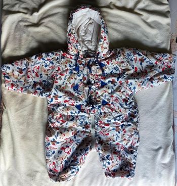 Combinaison automne-hiver bébé 6 mois "Fox & Scots"