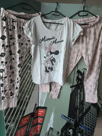 Pyjama 3 pièces Disney Minnie & Mickey – Taille L