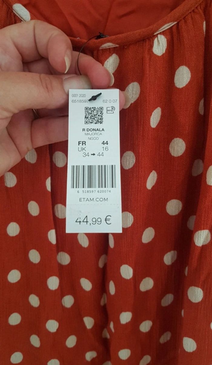 Robe longue été taille 44 neuve - photo numéro 4