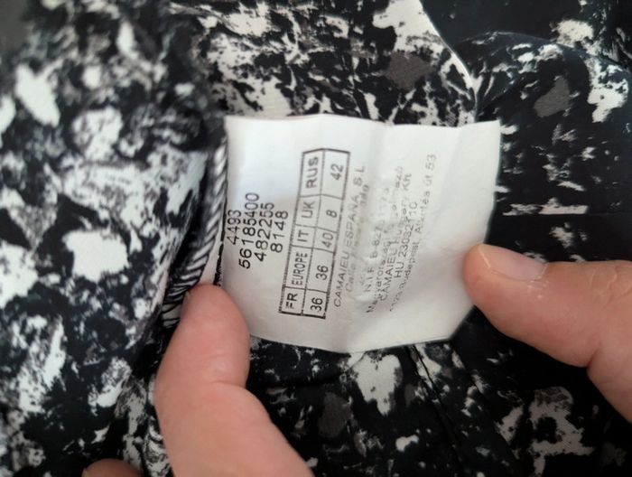 Tunique noir et blanc Camaïeu - photo numéro 6