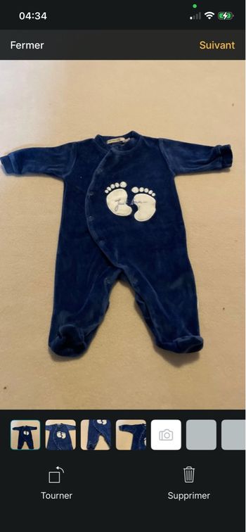 Pyjama, maman, taille zéro mois 100 % coton