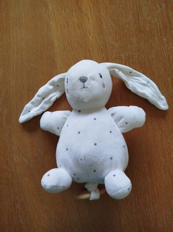 Peluche musicale lapin 