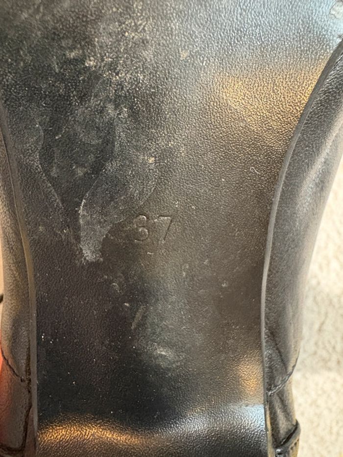 Bottines en cuir noir André Taille 37 - photo numéro 6