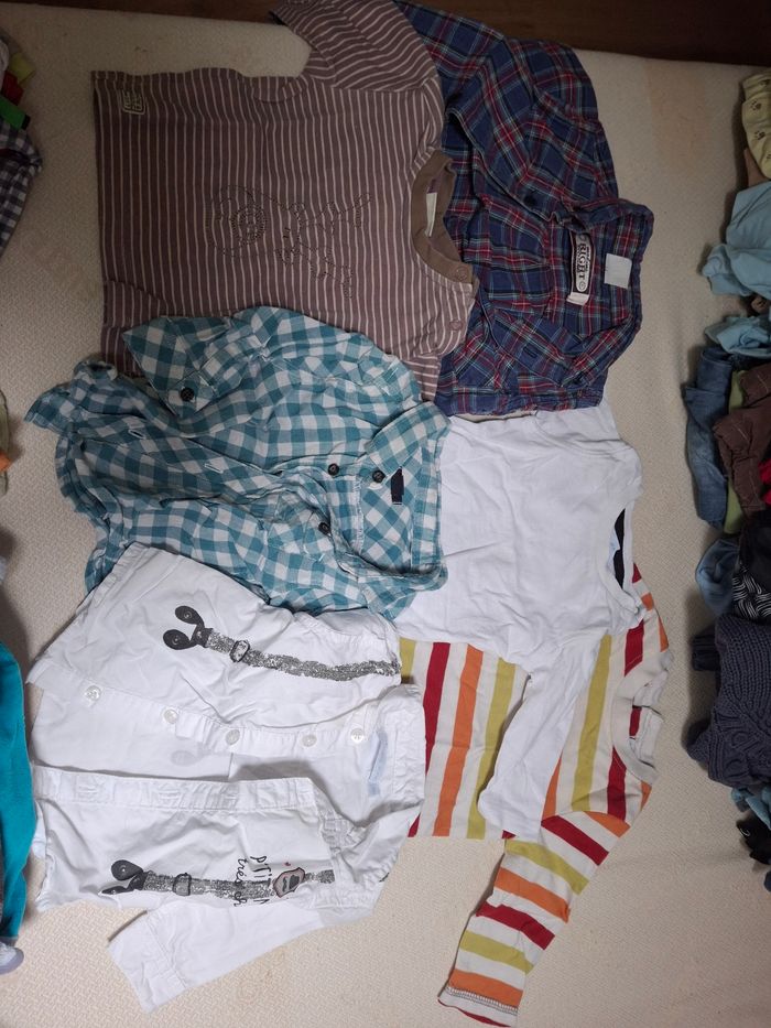 Lot maillots manches longue