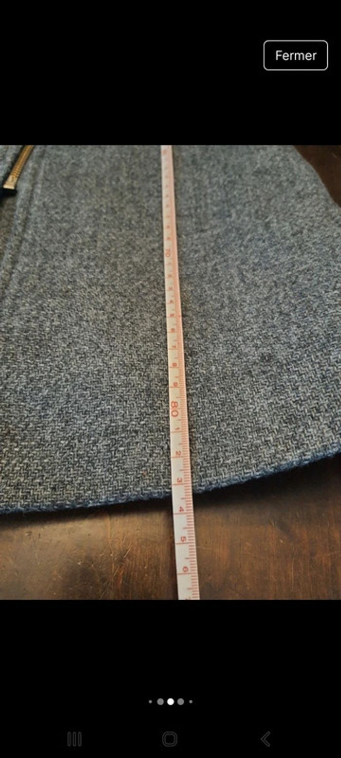 Jolie Manteau gris anthracite Naf Naf taille 36 - photo numéro 17