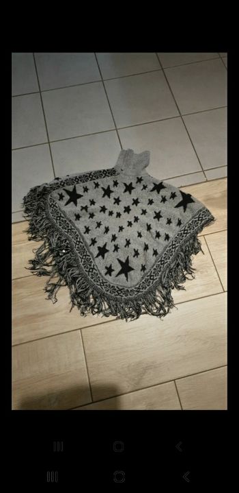 Cape poncho fille 10 ans