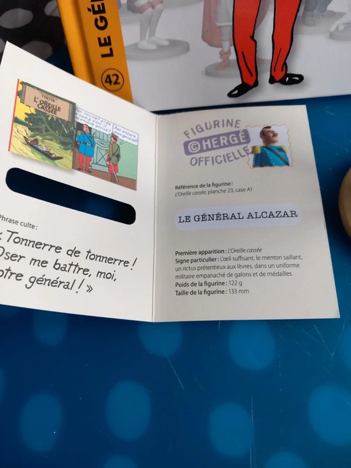 Figurine le général Alcazar en uniforme - photo numéro 3