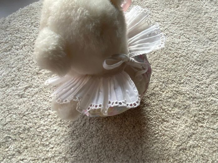 Doudou peluche ours avec salopette Corolle 🌻 - photo numéro 3