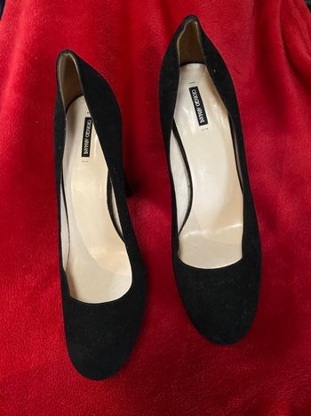 Talons cuir suédé Giorgio Armani 