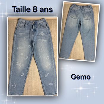 Jeans à motifs - taille 8 ans