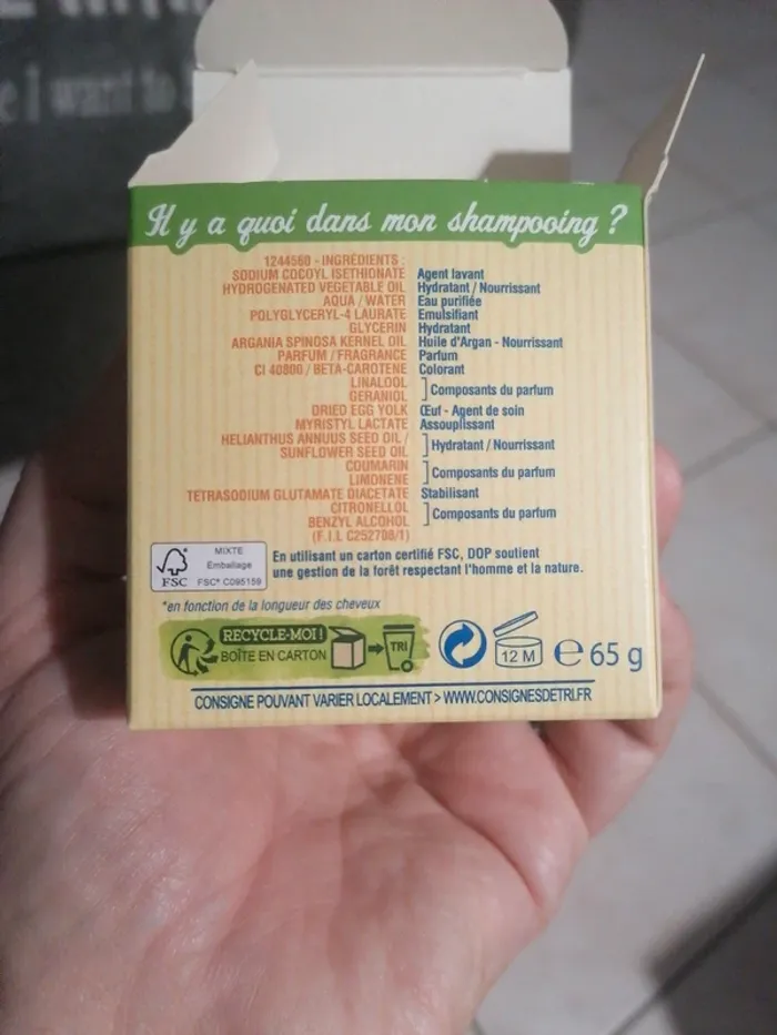Shampooing solide aux œufs neuf Dop - photo numéro 2