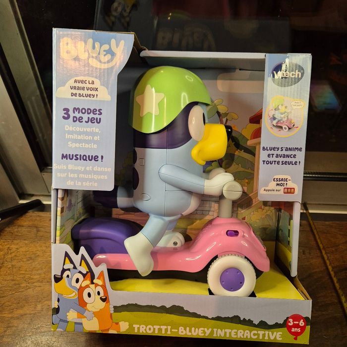 Trotti Bluey Interactive - Bluey 3 modes de jeu - VTech - photo numéro 2
