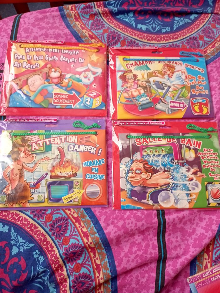 Plaque de porte sonore et lumineuse neuve