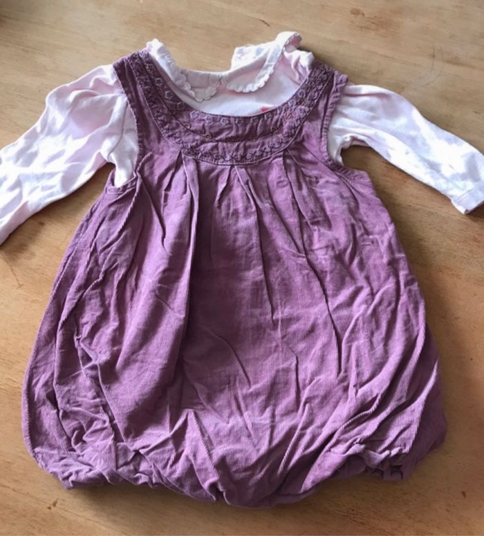 Ensemble body/robe Obaibi T. 6 mois