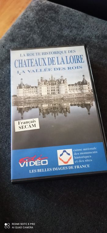 Cassette video châteaux de la Loire