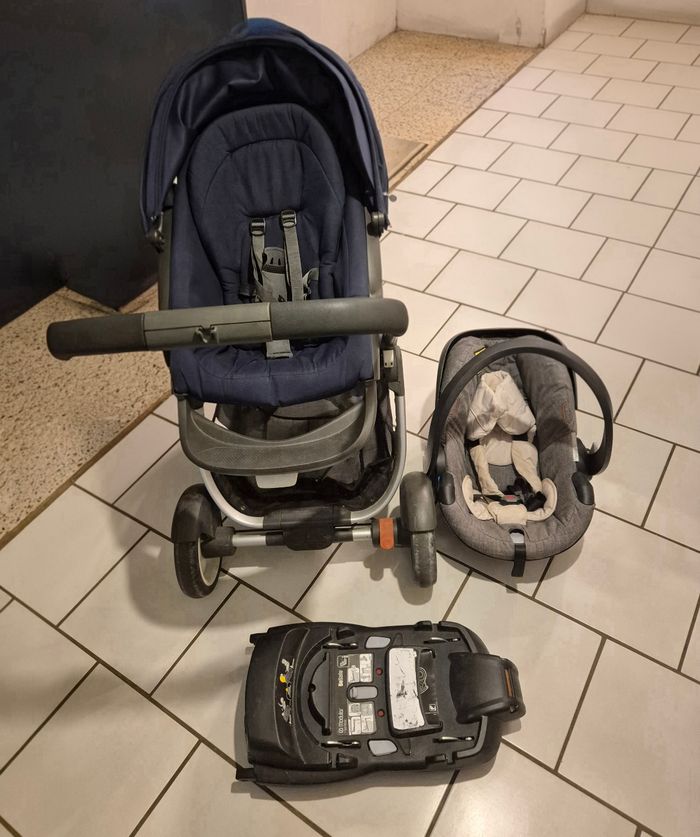 Vend pousette stokke