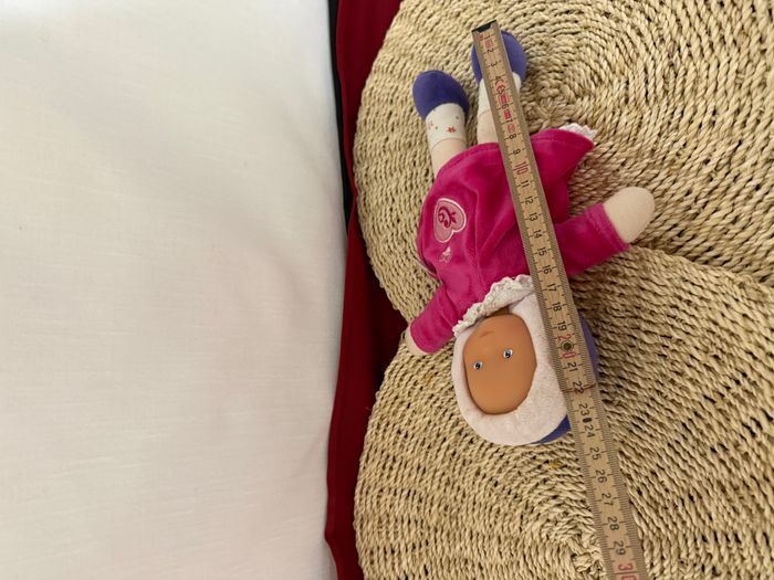 Poupée COROLLE doudou rose fushia - photo numéro 3