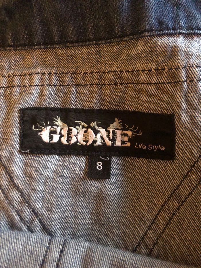 🔷Salopette longue en jean années 2000 Y2k denim dungarees overalls🔷 - photo numéro 12