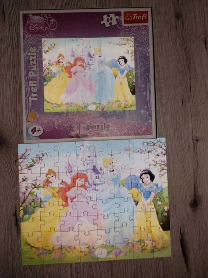 Puzzle 3 D 64 pièces princesse - photo numéro 2