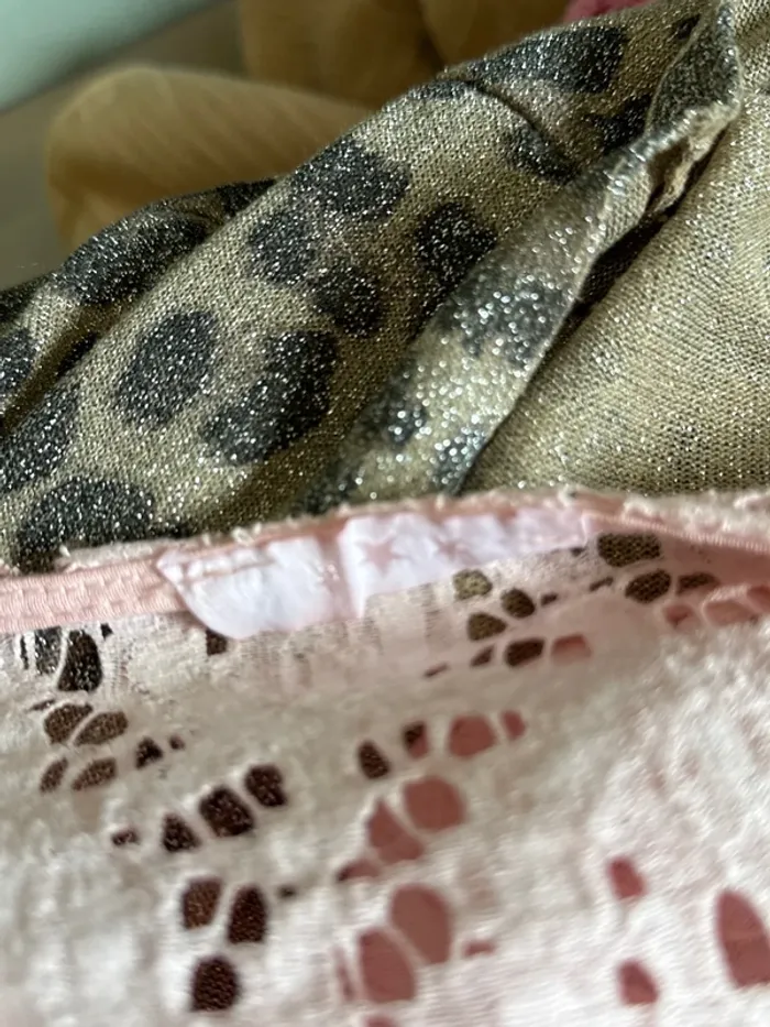 Jolie blouse dentelle broderie femme - photo numéro 3