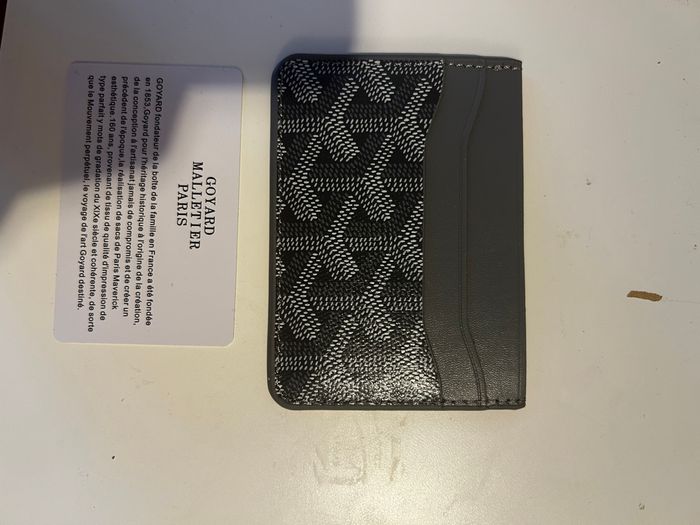 Porte carte goyard neuf couleur gris - photo numéro 6