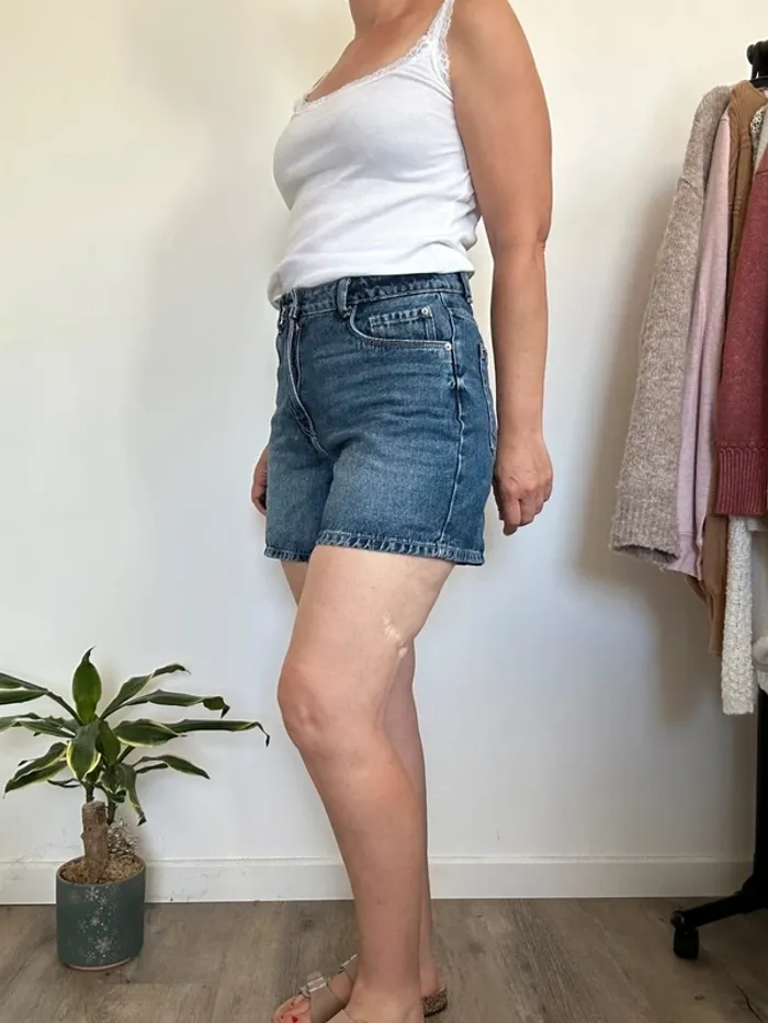 Pimkie Short en jean bleu brut – Taille 38 – Très bon état - photo numéro 4