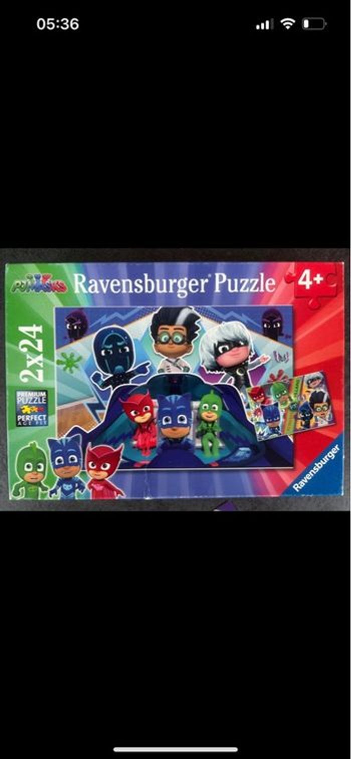 2 puzzles pyjamasques