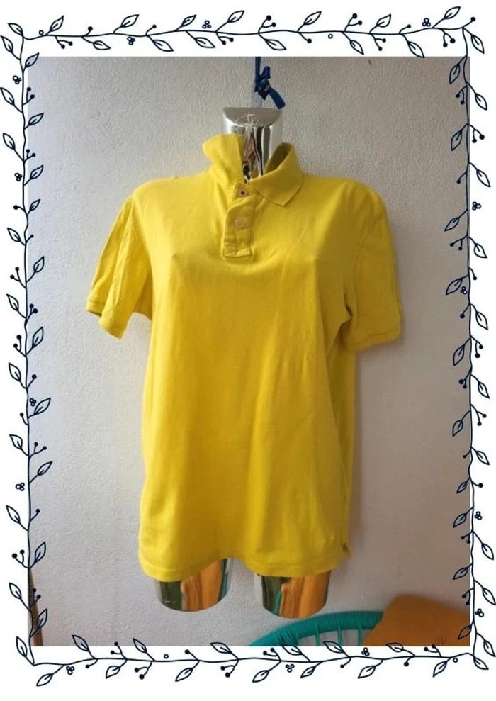 Polo jaune uni