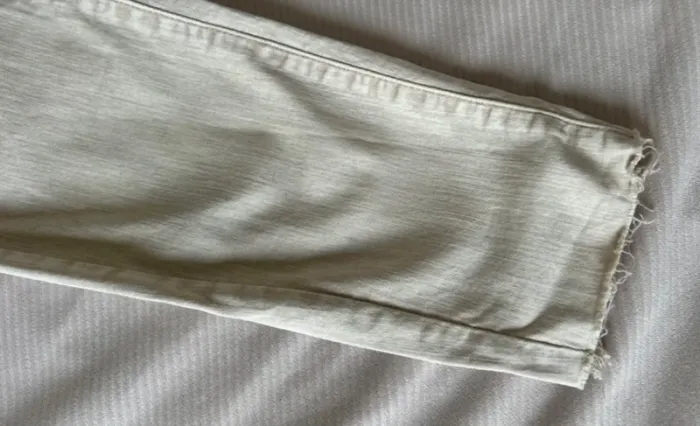 Jeans stradivarius beige crème tailleL L - photo numéro 3