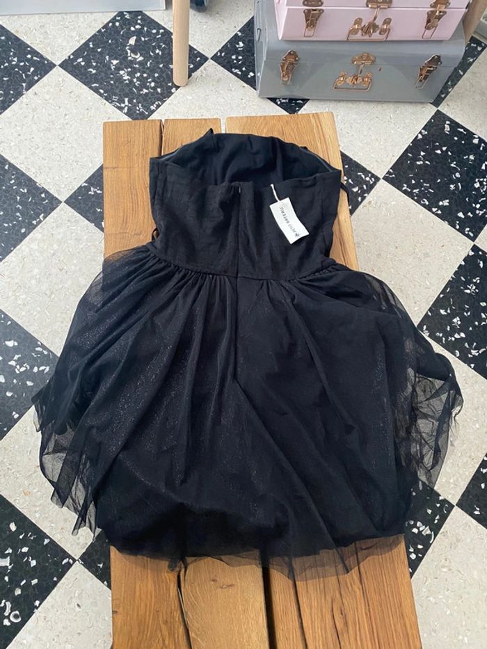 Robe noir tulle neuf petit bateau taille L - photo numéro 2