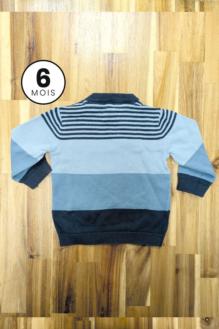 Pull monstre en maille - bébé garçon 6 mois - photo numéro 2