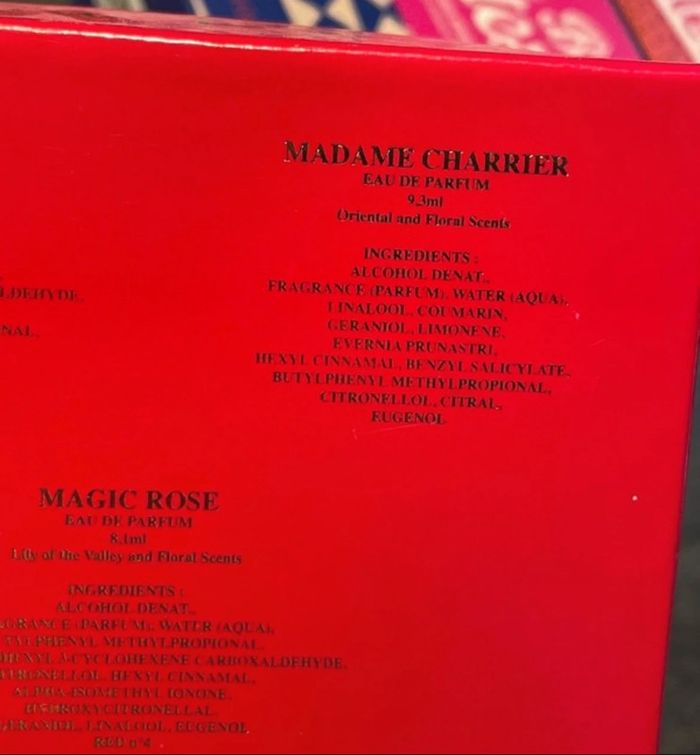 Lot de 5 parfums#parfums de france#charrier parfums - photo numéro 3