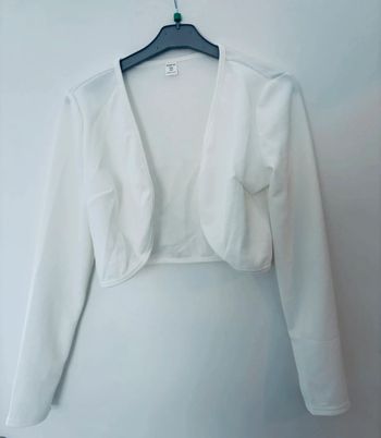 Boléro blanc manches longues - SHEIN - Taille 16Y