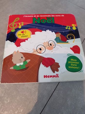 Livre sonore noël