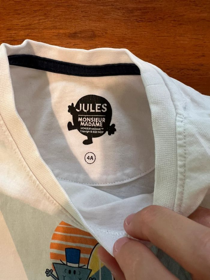 Tee shirt garçon 4 ans Jules - photo numéro 4