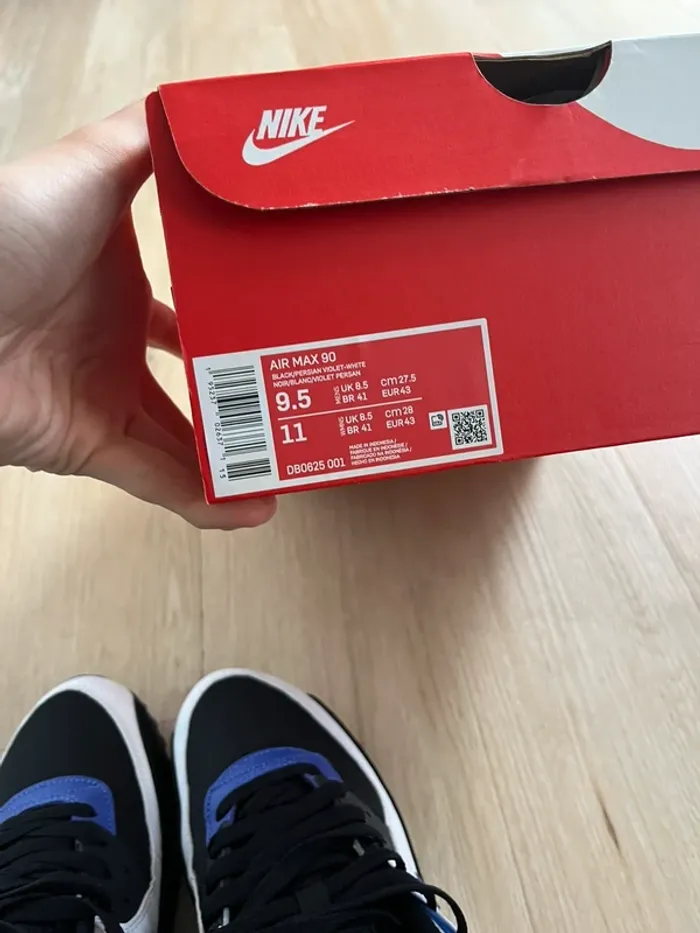 Nike Nike Air Max 90 White Persan Violet Taille 43 - photo numéro 6